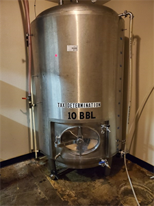 10 BBL Bright Tank for sale.