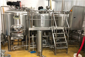 10 BBL Steam Brewhouse, four 20 BBL Ferms, two 20 BBL Brites