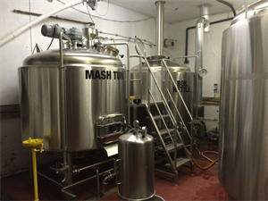 2 Vessel, 20 BBL Direct Fire Brewhouse