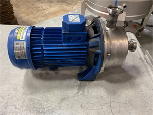 4HP Stainless Sanitary Pump w/ 1.5" DIN Fittings