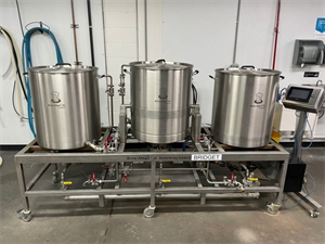 1 BBL SABCO BREW-MAGIC XL SYSTEM INCLUDED 3 BBL JACKETED UNITANK