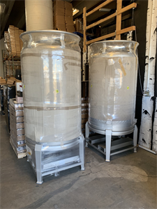 Two Schaefer Jacketed Tanks 1250L size - Never Used