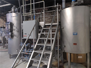 SMT 7 barrel direct fire brewhouse