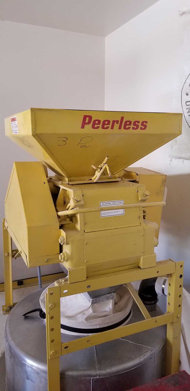Peerless two-roller mill